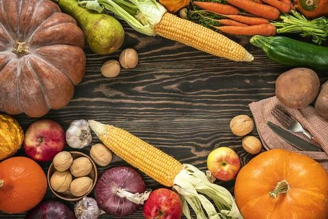 Thanksgiving background. Stock Photos