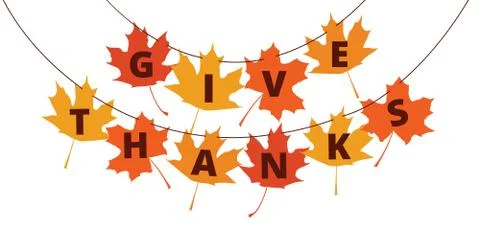 Thanksgiving banner Stock Illustration