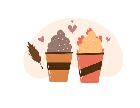 Thanksgiving concept with flat design resources and background 스톡 일러스트