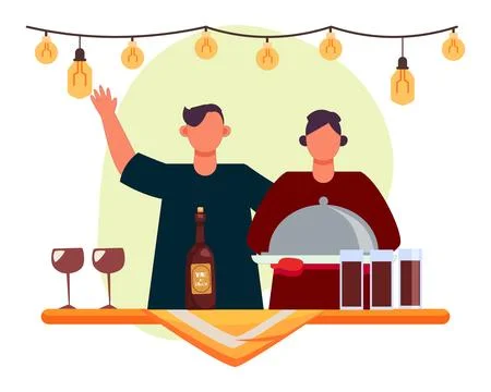 Thanksgiving Concept Illustration Stock Illustration