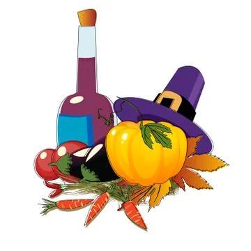 Thanksgiving day Stock Illustration