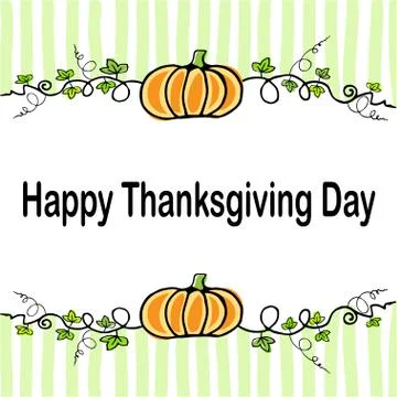 Thanksgiving day Stock Illustration