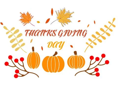 Thanksgiving day Stock Illustration