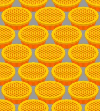 Thanksgiving day Pumpkin Pie pattern. Vintage Cake background. Food for natio イラスト素材