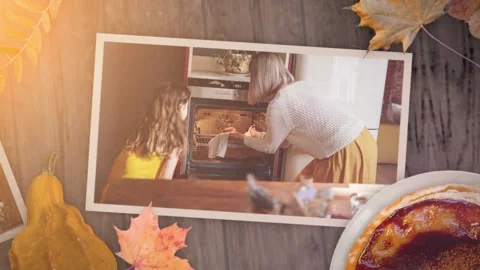 Thanksgiving Day Slideshow Opener for After Effects After Effects stock