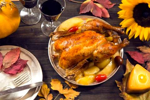 Thanksgiving dinner Stock Photos