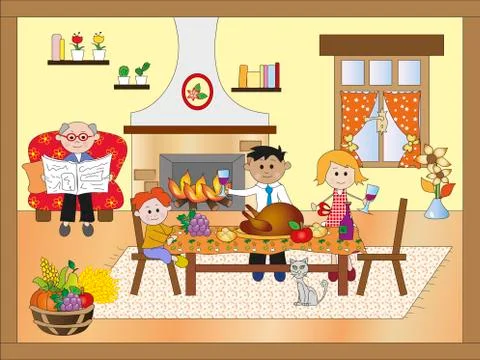 Thanksgiving Stock Illustration