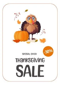 Turkey Day Football Stock Clipart, Royalty-Free