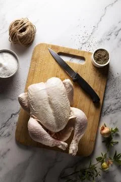 The thanksgiving turkey assortment table Stock Photos
