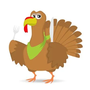 Thanksgiving turkey Stock Illustration