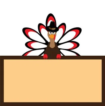 Thanksgiving turkey vector Illustrazione stock