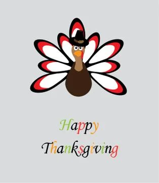 Thanksgiving turkey vector Stock Illustration