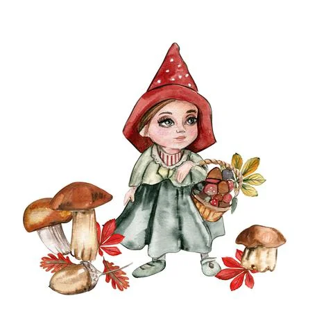 Thanksgiving watercolor elements Stock Illustration
