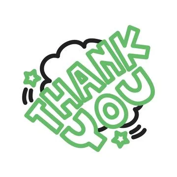 Thankyou Icon Image. Stock Illustration