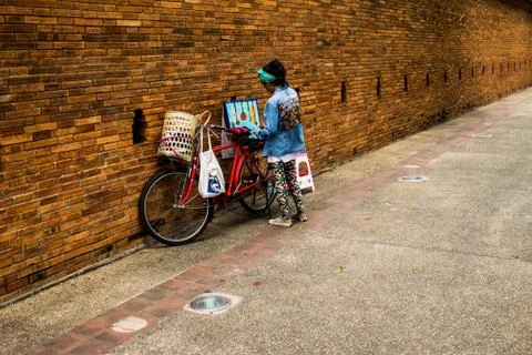 Thapae gate Stock Photos