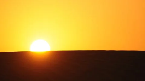 Thar desert sunrise 1 Stock Footage