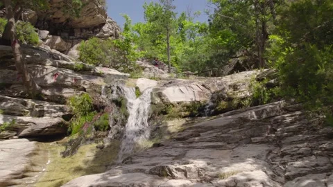 Thassos waterfall H.265 스톡 동영상 230608997