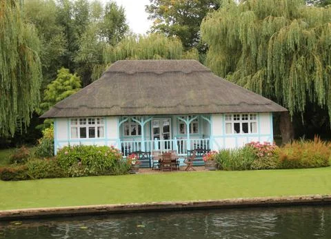 Thatched Cottage. Stock Photos