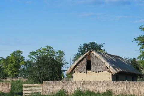 Thatched House Stock Photos