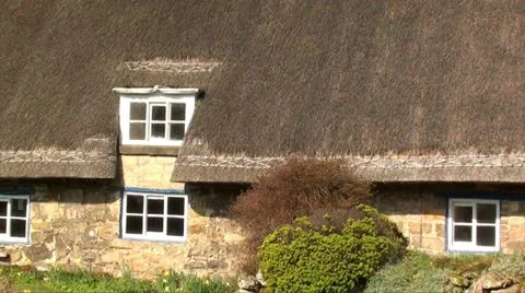 THATCHED ROOF Stock Footage 10901901
