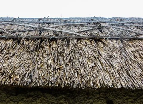 Thatched Roofs in England, State of Devon, Crediton. Stock Photos