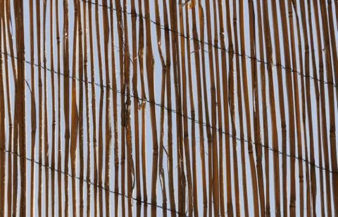 Thatched shade background. Stock Photos