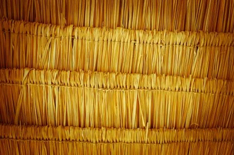 Thatching roof texture Stock Photos