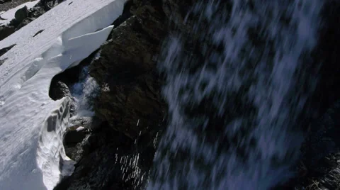 Thaw on the river Stock Footage 35646558