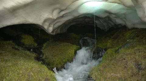 Thaw on the river Stock Footage 35650354