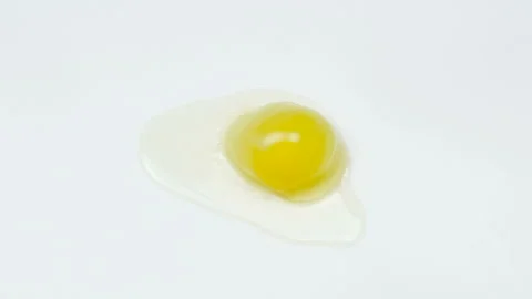 Thawing of frozen egg Stock Footage 97587309