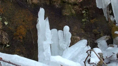 Thawing Ice Stock Footage 22467501