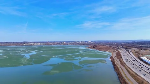 Thawing Winter Water Video stock 335978526