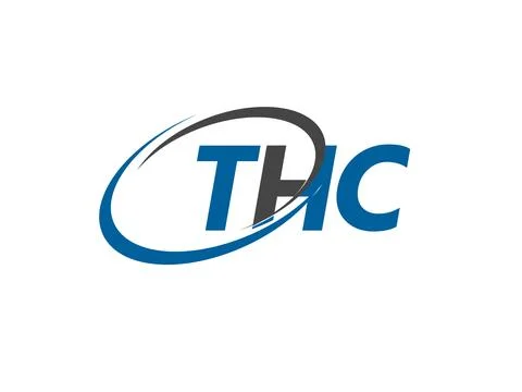 THC creative logo design vector illustration Stock Illustration