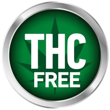 THC free icon on white background -  vector Stock Illustration