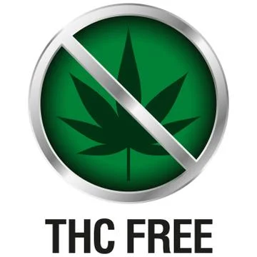 THC free icon on white background -  vector Stock Illustration
