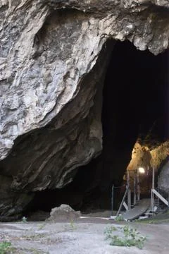 Thea Cave. Sicily Stock Photos