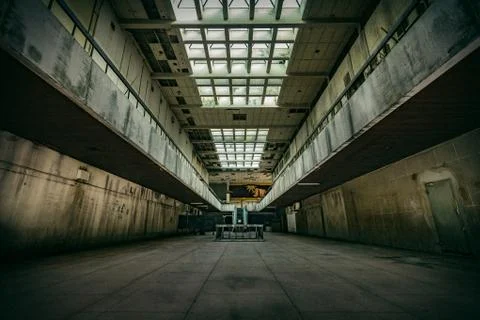 Theater abandoned interior Stock Photos