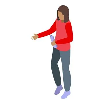 Theater actor icon isometric vector. Drama school イラスト素材