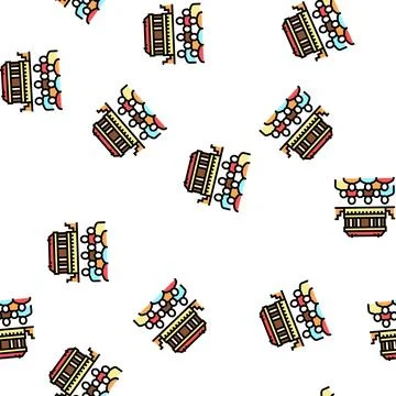 Theater ancient greece vector seamless pattern イラスト素材