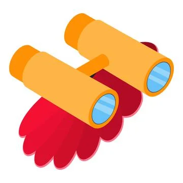 Theater attribute icon, isometric style Stock Illustration