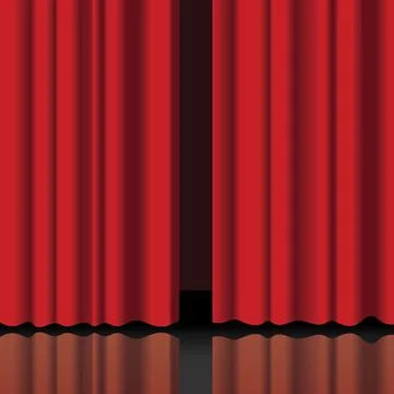 Theater backdrop vector illustration element design template Stock Illustration