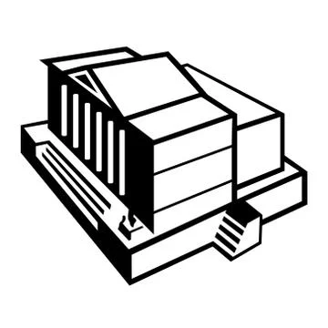 Theater building Stock Illustration