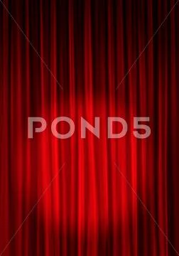 Theater curtain background Stock Illustration