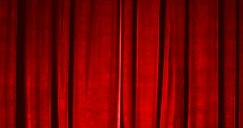 Theater Curtain Open Stock Footage 103786826