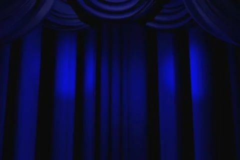 Theater Curtains Stock Footage 335530
