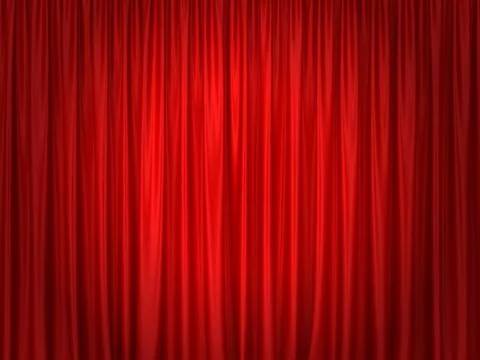 Theater curtains Stock Illustration