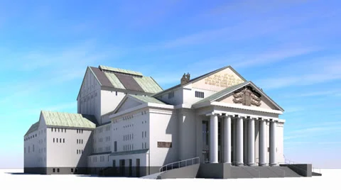 Theater Duisburg Stock Footage 26183270