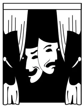 Theater Illustrazione stock