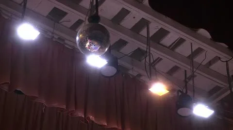 Theater lights Stock Footage 12453646