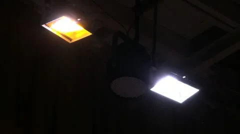 Theater lights Video stock 12453694